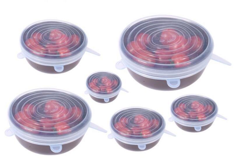 EcoLid - 6 Silicone Reusable Stretch Covers | Bowlift