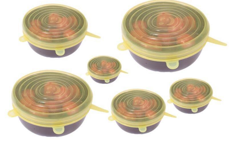 EcoLid - 6 Silicone Reusable Stretch Covers | Bowlift