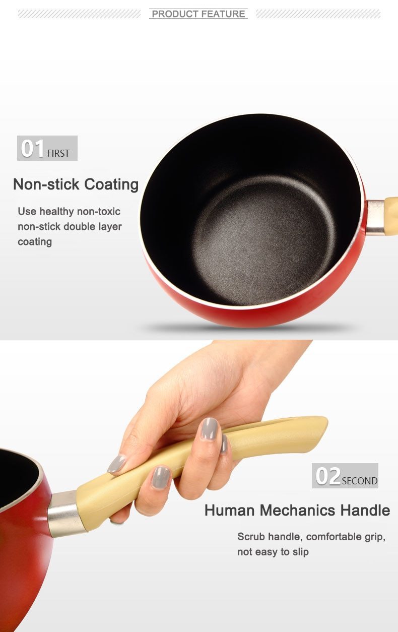 BowLift | Fruit Color Ceramic Aluminum Frying Pan