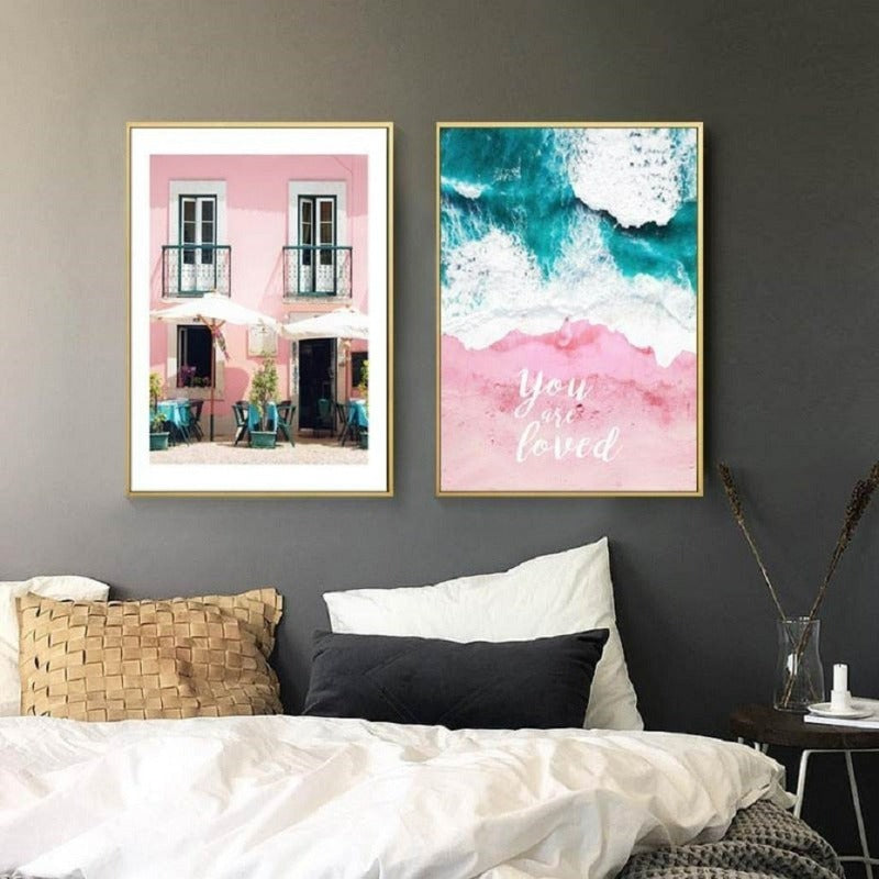 Nordic Landscape Inspiring Quote Posters and Prints - Canvas Wall Art Painting | Bowlift