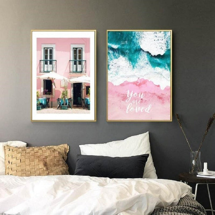 Nordic Landscape Inspiring Quote Posters and Prints - Canvas Wall Art Painting | Bowlift