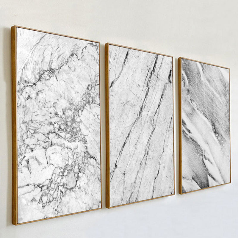 Grey Marble - Canvas Wall Art Painting | Bowlift