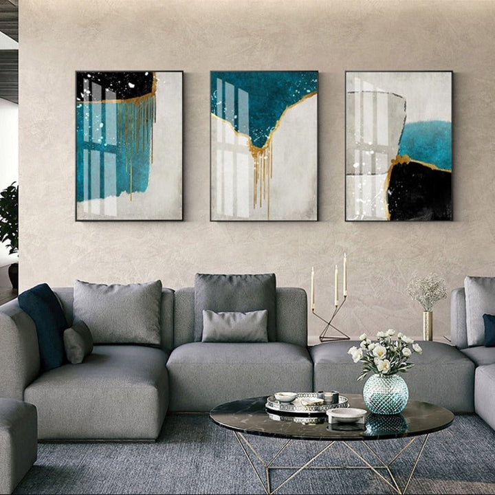 Scandinavia Blue - Canvas Wall Art Painting | Bowlift