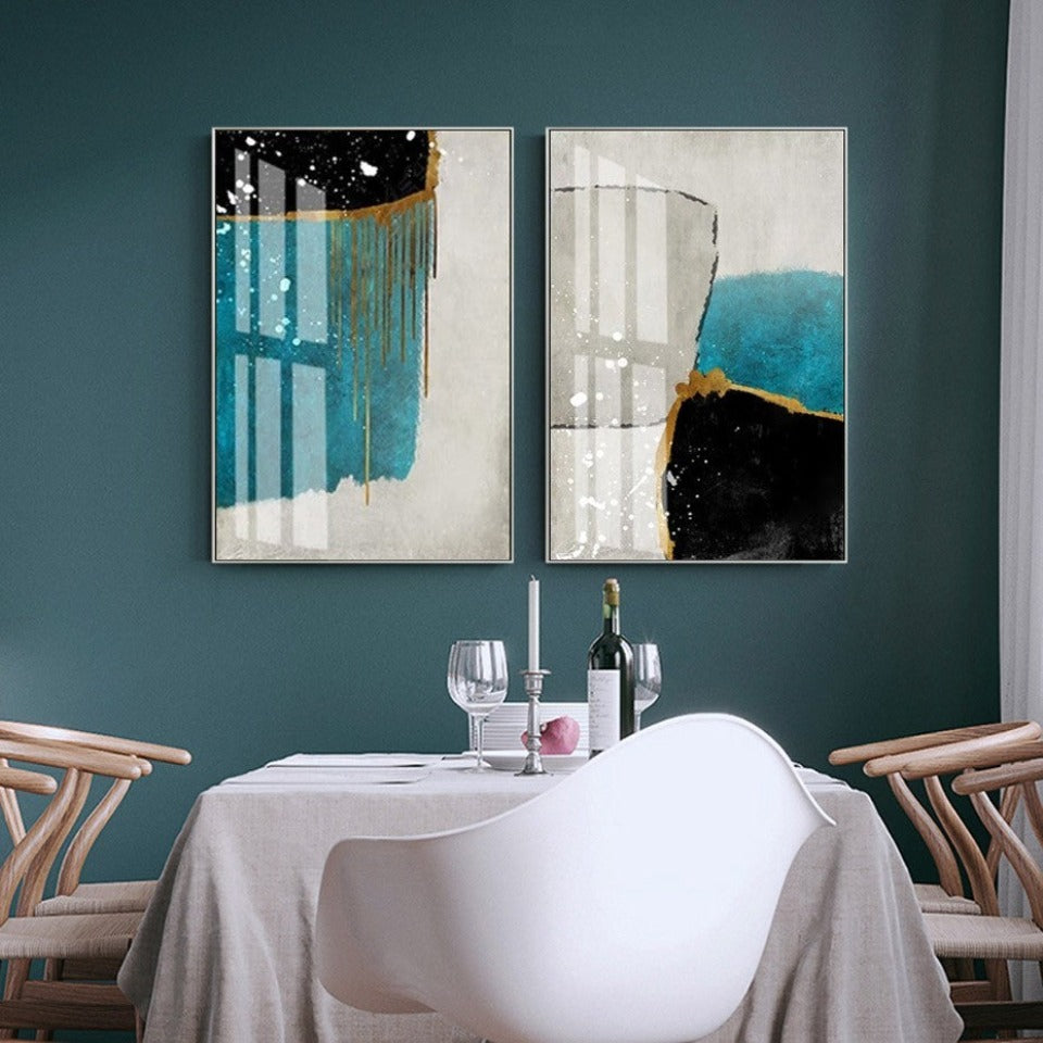Scandinavia Blue - Canvas Wall Art Painting | Bowlift