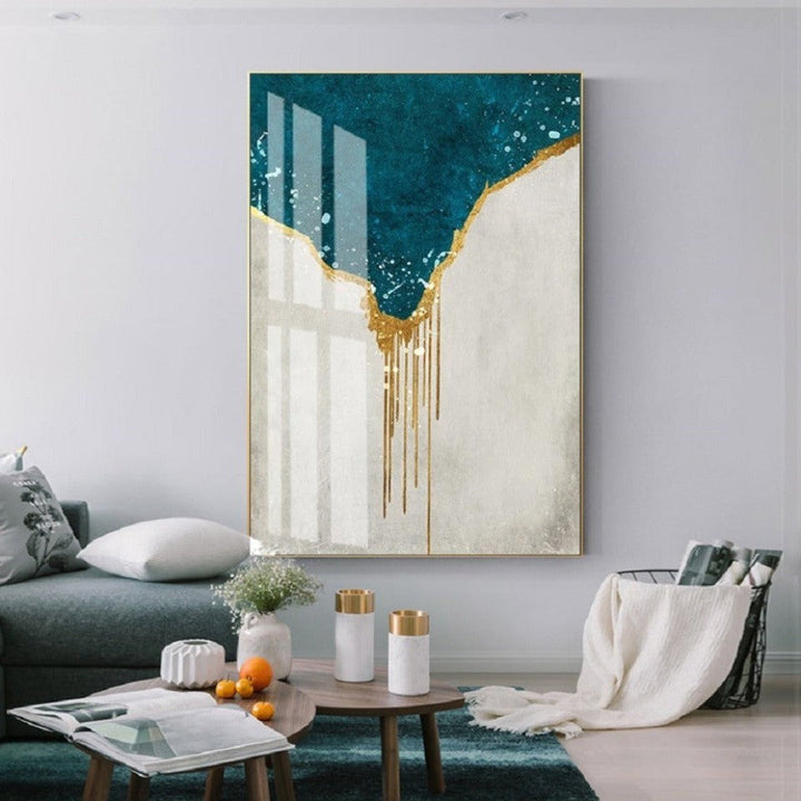 Scandinavia Blue - Canvas Wall Art Painting | Bowlift