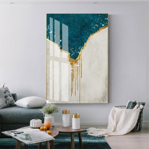 Scandinavia Blue - Canvas Wall Art Painting | Bowlift