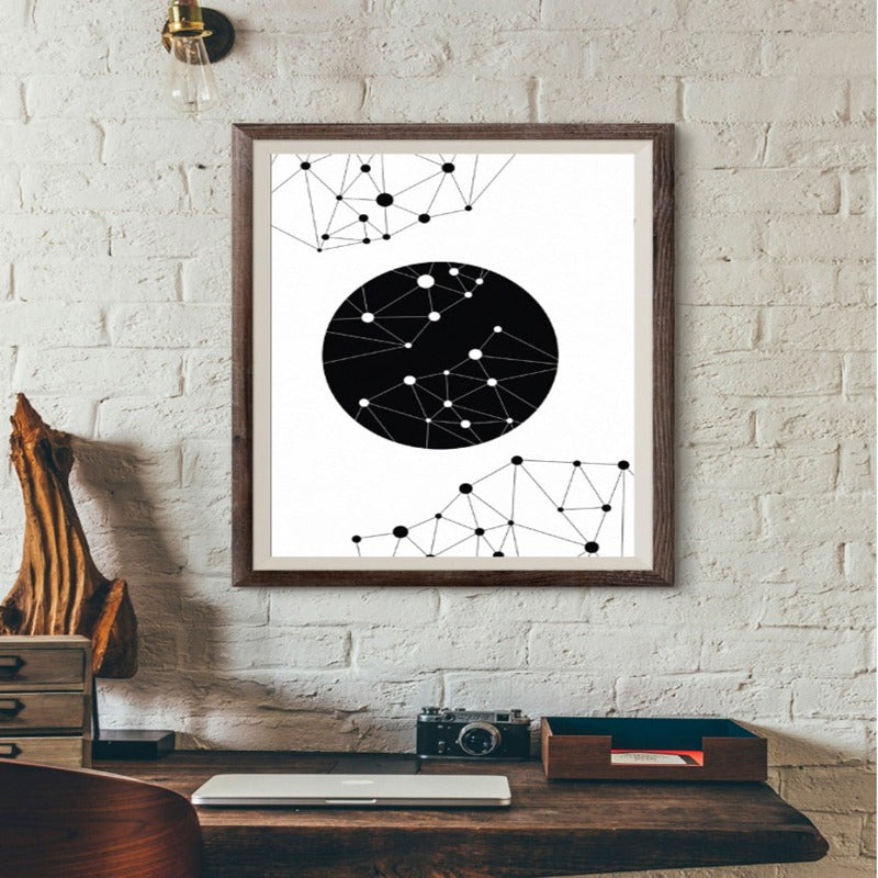 Love For Geometry - Canvas Wall Art Painting | Bowlift