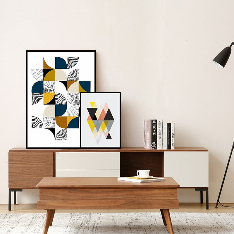 Puzzle Patterns Of Life - Canvas Wall Art Painting | Bowlift