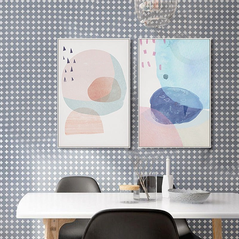 Abstract Watercolor Multi Pink Princess - Canvas Wall Art Painting | Bowlift
