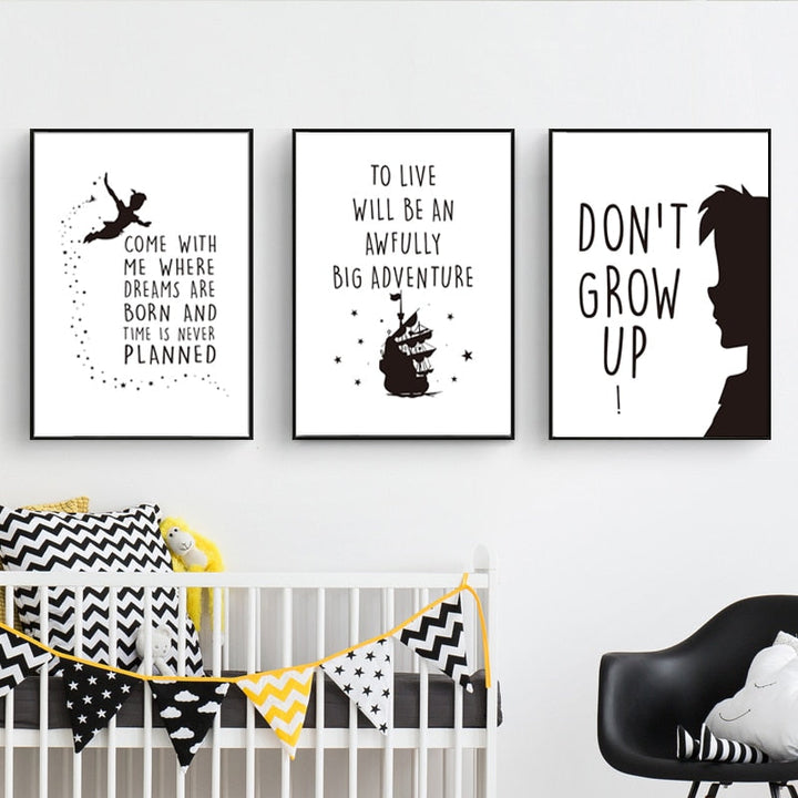 Stay Childish - Canvas Wall Art Painting | Bowlift