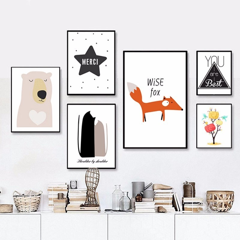 Sweet Nursery - Canvas Wall Art Painting | Bowlift