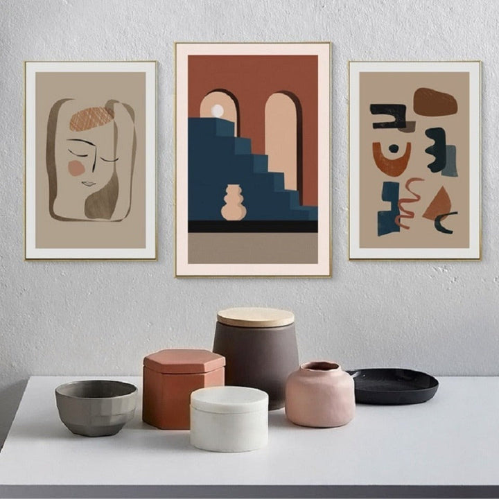 Scandinavian Home Decor - Canvas Wall Art Painting | Bowlift