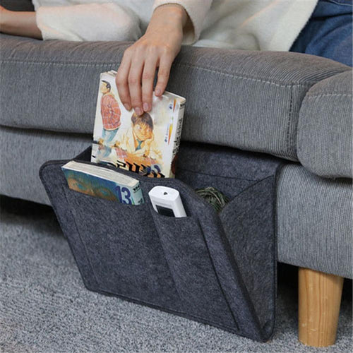 Sofa Bedside Felt Storage Bag | Bowlift