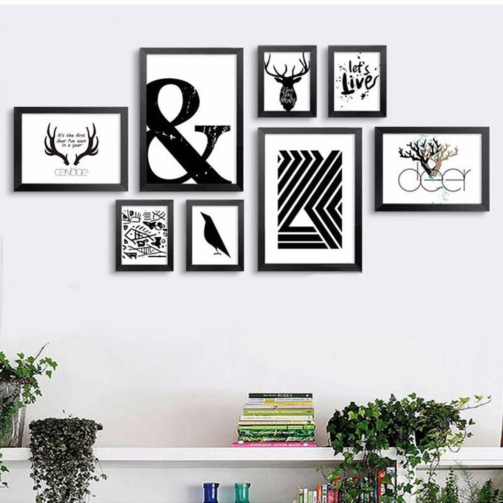 Let's Live Deer - Canvas Wall Art Painting | Bowlift