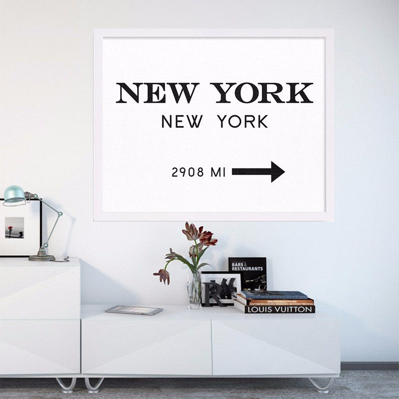 NYC New York City - Canvas Wall Art Painting | Bowlift