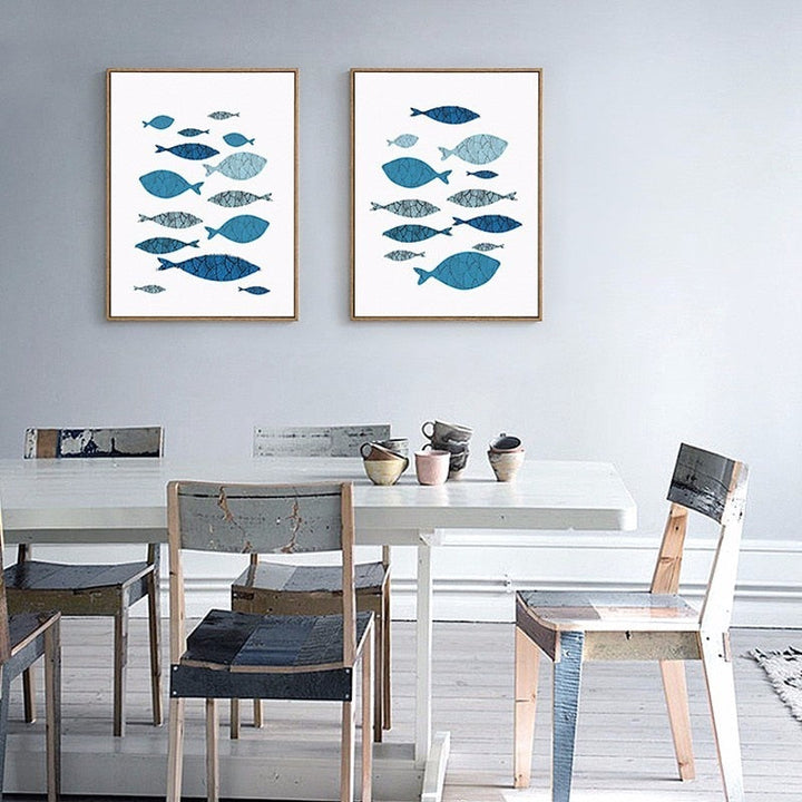 Fish-Canvas Wall Art Painting | Bowlift