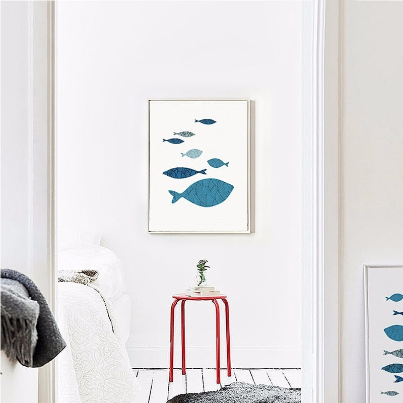 Fish-Canvas Wall Art Painting | Bowlift