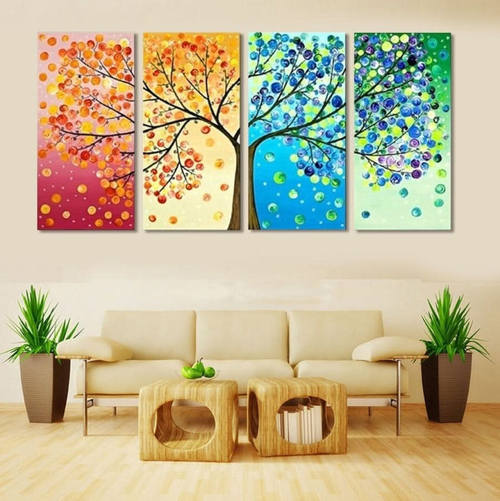 BowLift | Tree of Life Four Seasons Canvas Wall Art