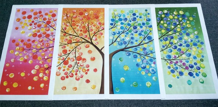 BowLift | Tree of Life Four Seasons Canvas Wall Art