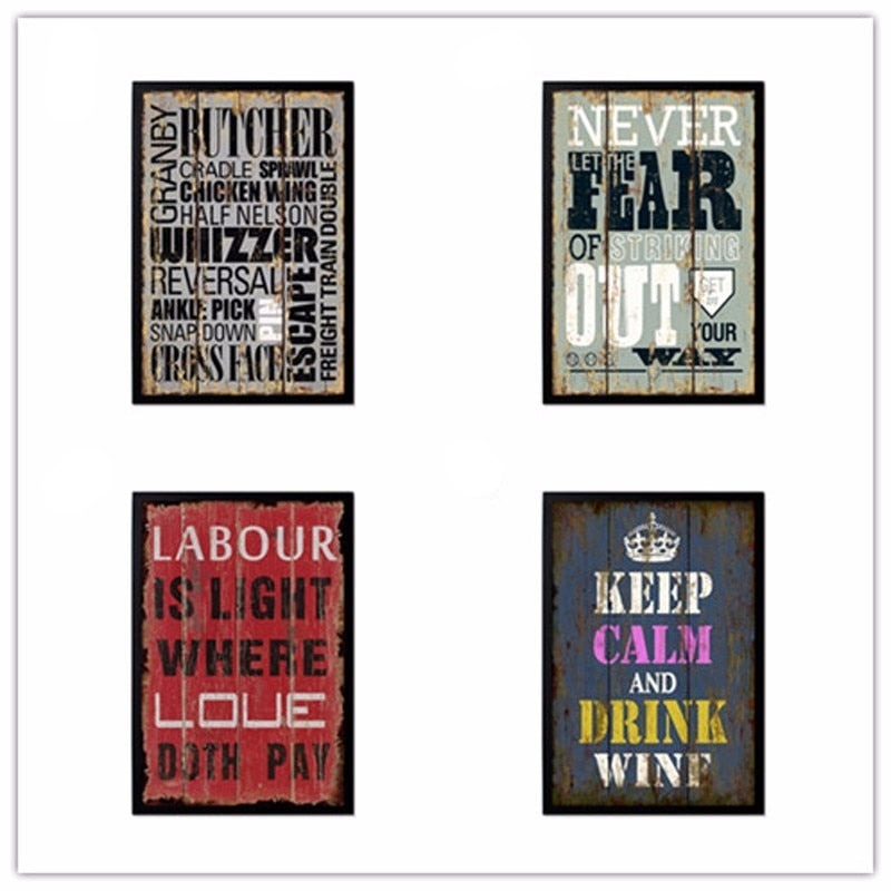 Vintage Europe Posters Love - Canvas Wall Art Painting | Bowlift