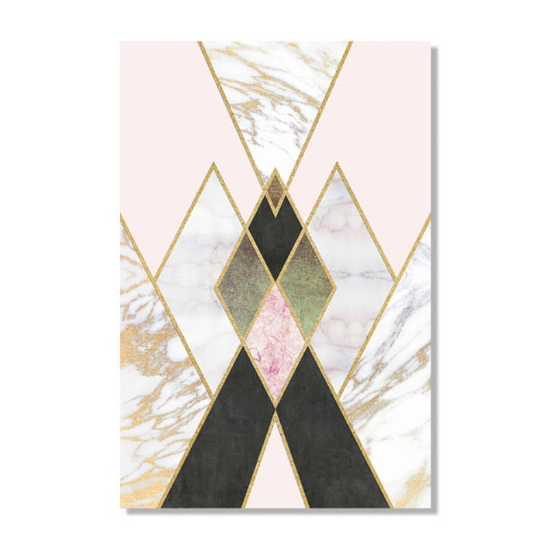 POP Pink Marble - Canvas Wall Art Painting | Bowlift