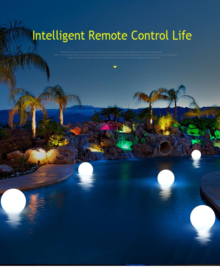 BowLift | Waterproof LED Garden Ball Light RGB