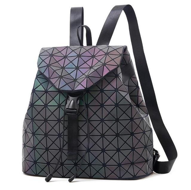 BowLift | Geometric Backpack Holographic Reflective Bag