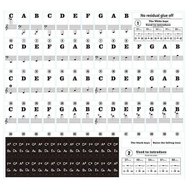 BowLift | Ultimate Piano Key Stickers