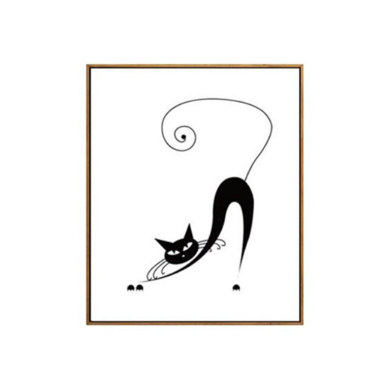 Dancing Cats - Canvas Wall Art Painting | Bowlift