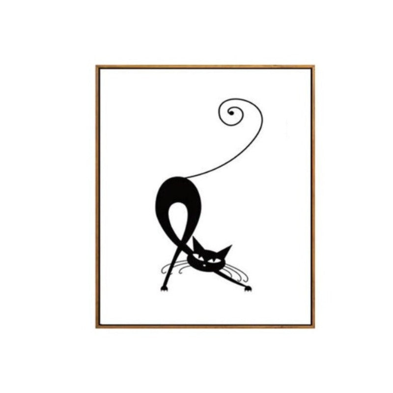 Dancing Cats - Canvas Wall Art Painting | Bowlift