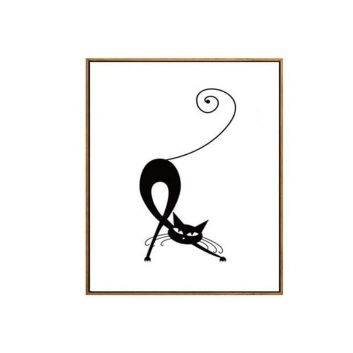 Dancing Cats - Canvas Wall Art Painting | Bowlift