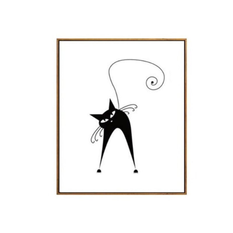Dancing Cats - Canvas Wall Art Painting | Bowlift