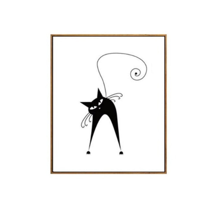 Dancing Cats - Canvas Wall Art Painting | Bowlift