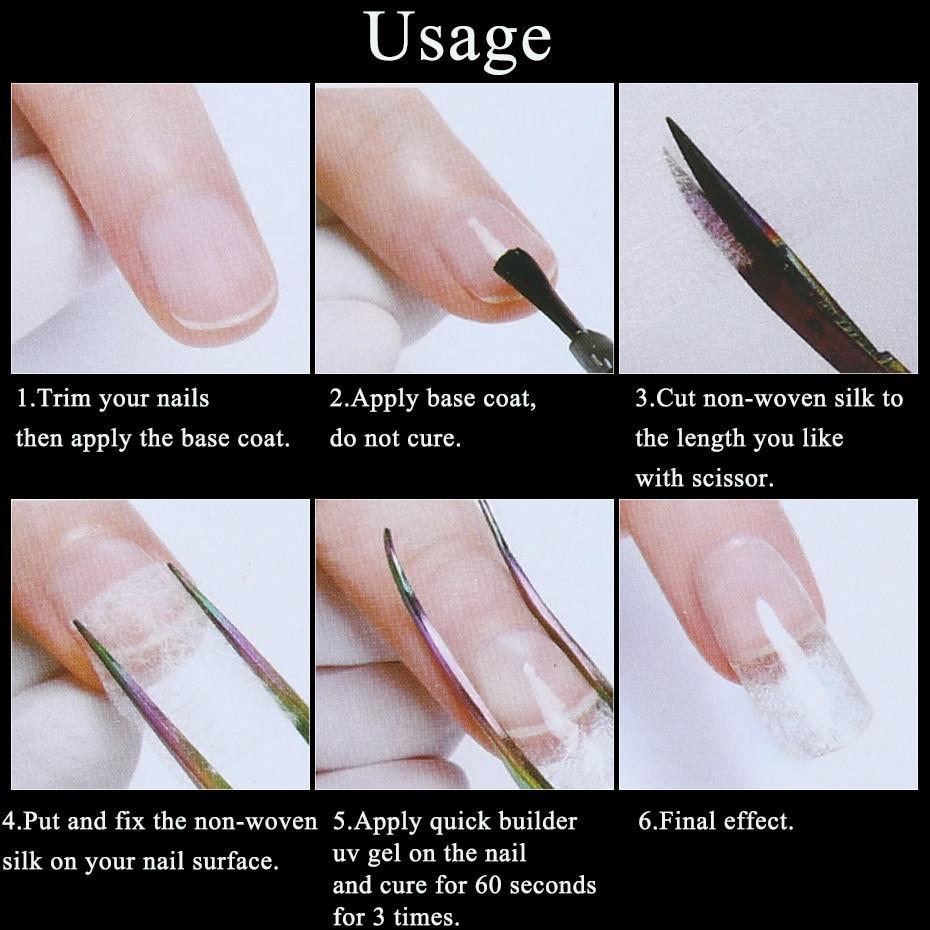 Silk Fiberglass Nail Extension | Bowlift