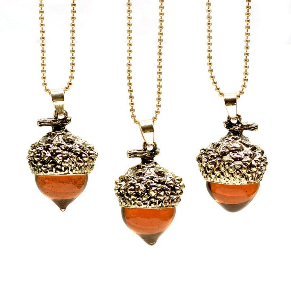 Glass Acorn Necklace | Bowlift