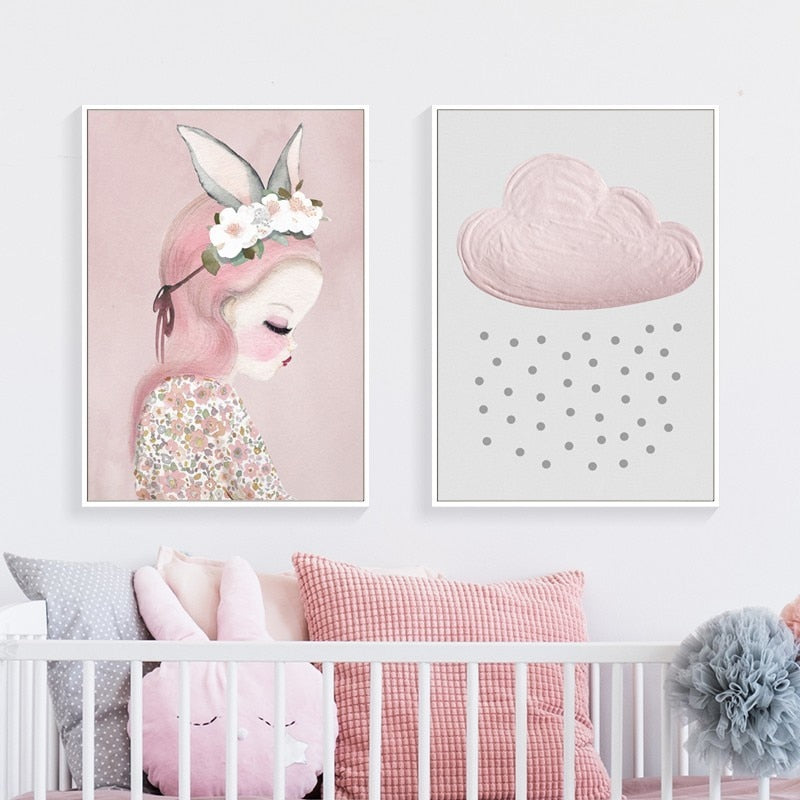 Little Princess - Canvas Wall Art Painting | Bowlift