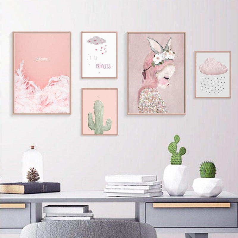 Little Princess - Canvas Wall Art Painting | Bowlift