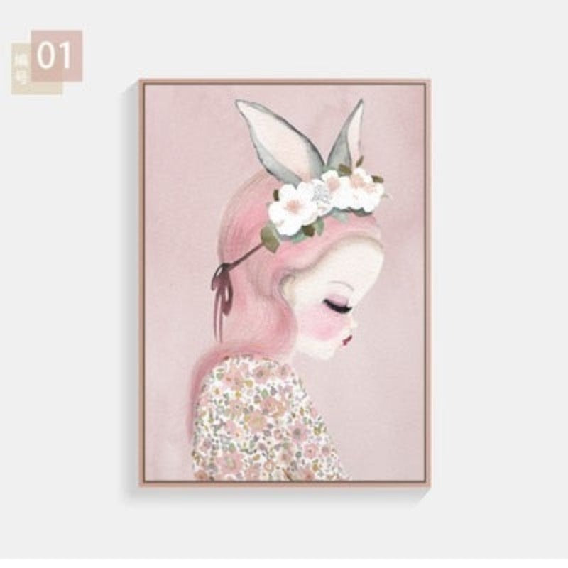 Little Princess - Canvas Wall Art Painting | Bowlift