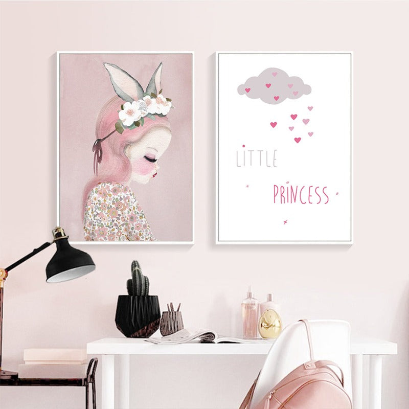 Little Princess - Canvas Wall Art Painting | Bowlift