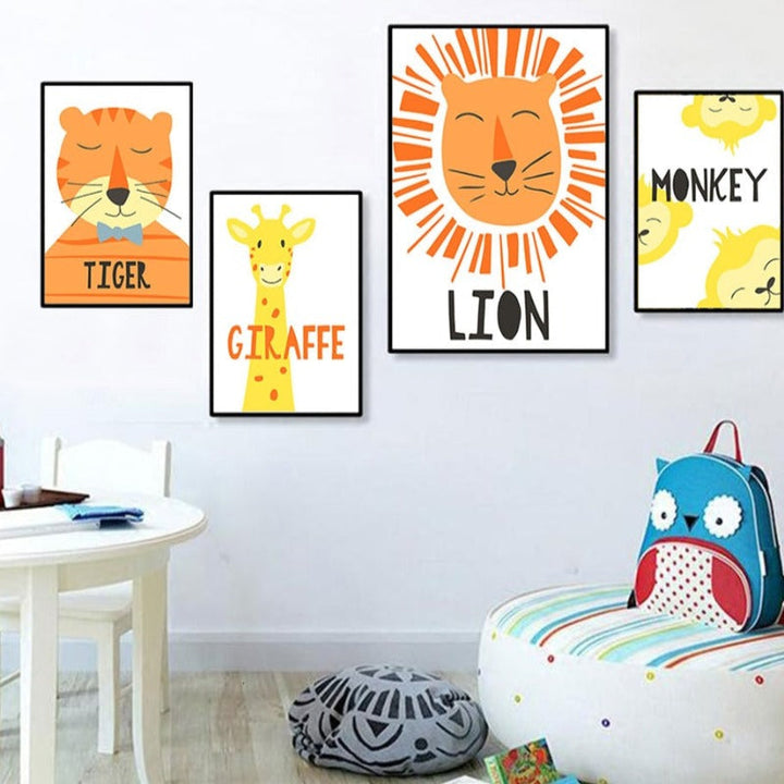 Friendly Faces - Canvas Wall Art Painting | Bowlift