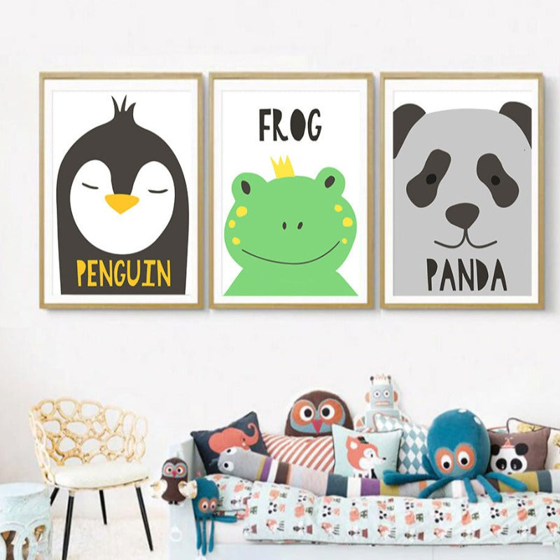 Friendly Faces - Canvas Wall Art Painting | Bowlift