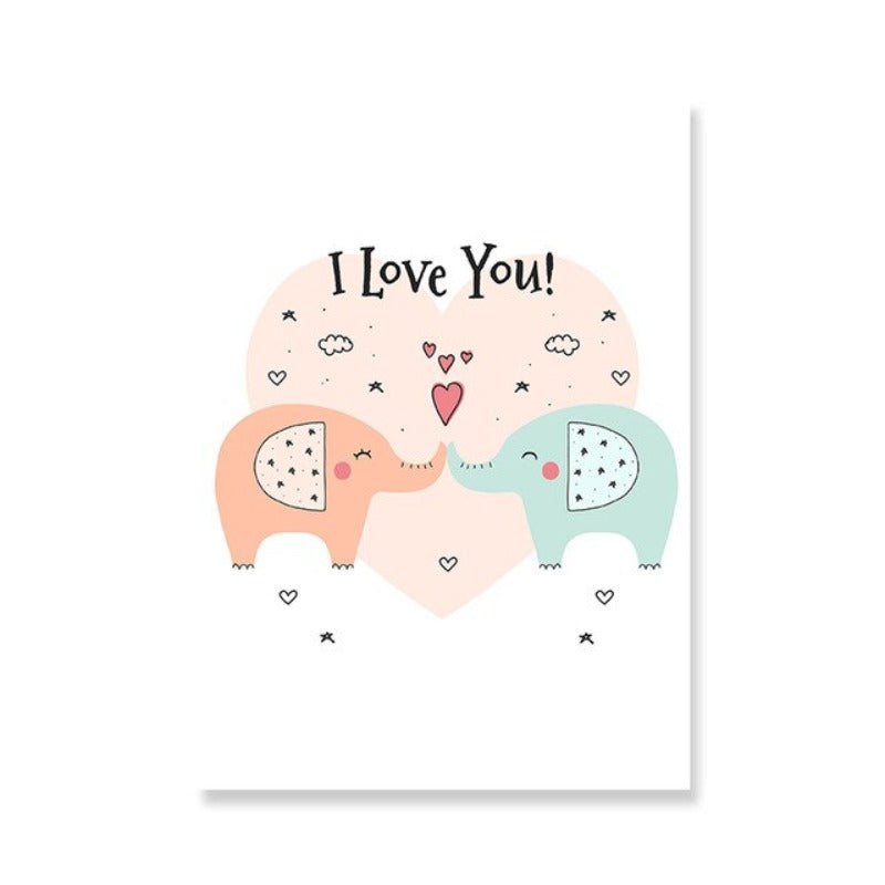 Sweet Cartoon - Canvas Wall Art Painting | Bowlift