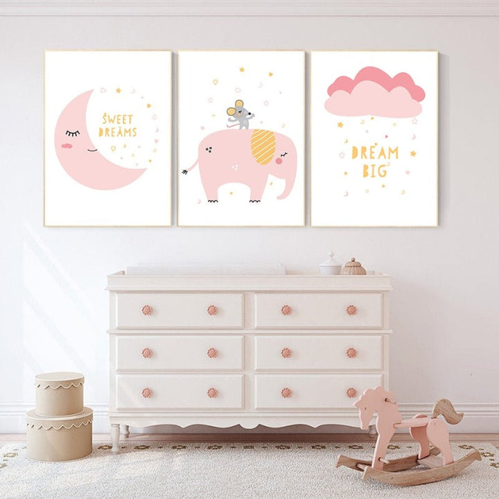 Dream Under Stars - Canvas Wall Art Painting | Bowlift