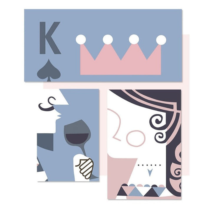 Drink Like King And Queen - Canvas Wall Art Painting | Bowlift