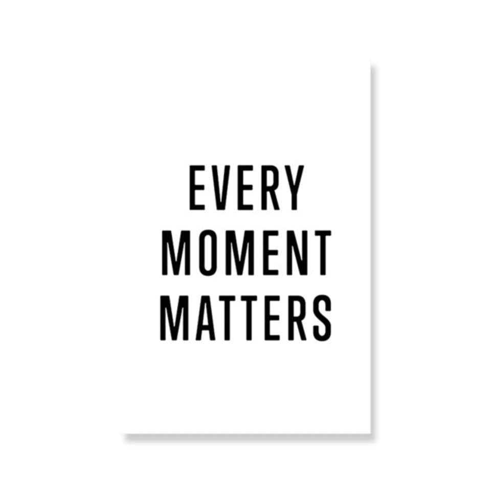 Scandinavia Black and White Do what you love Quotes - Canvas Wall Art Painting | Bowlift