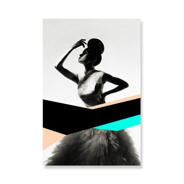 Model Figure  - Canvas Wall Art Painting | Bowlift