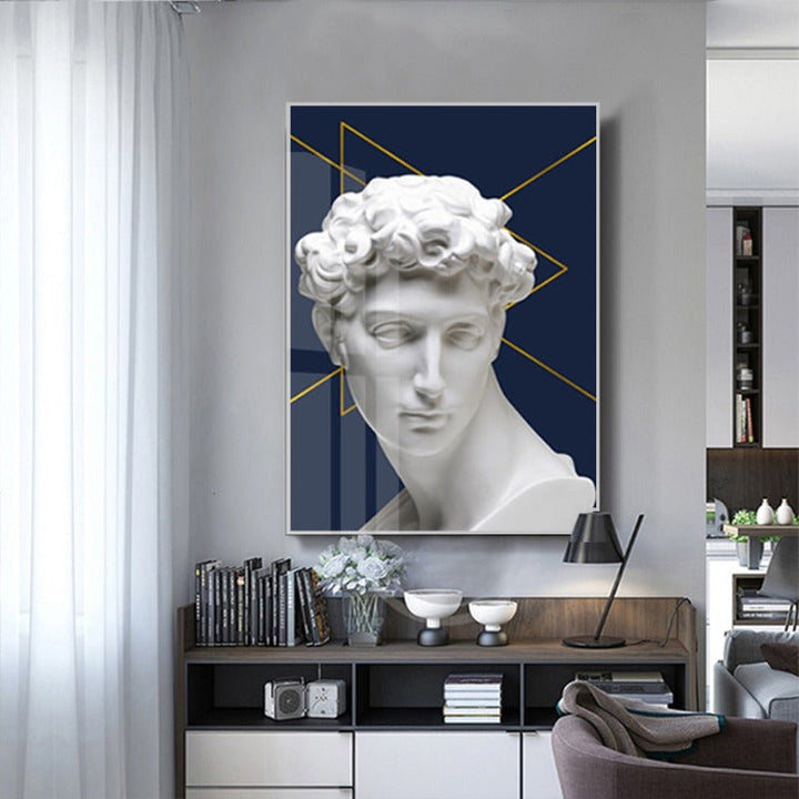 Abstract David - Canvas Wall Art Painting | Bowlift