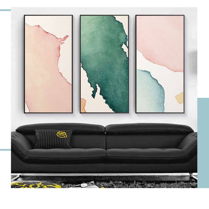 Watercolor Abstract - Canvas Wall Art Painting | Bowlift