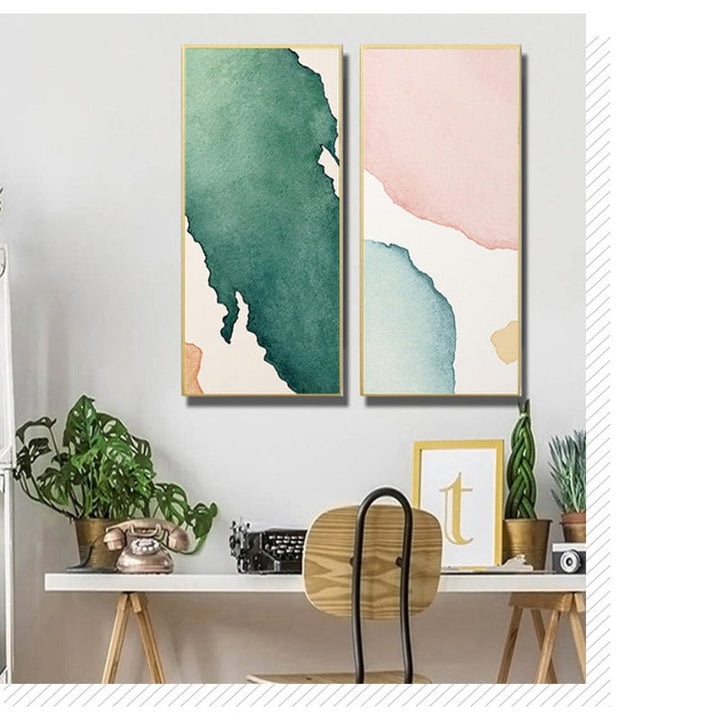 Watercolor Abstract - Canvas Wall Art Painting | Bowlift