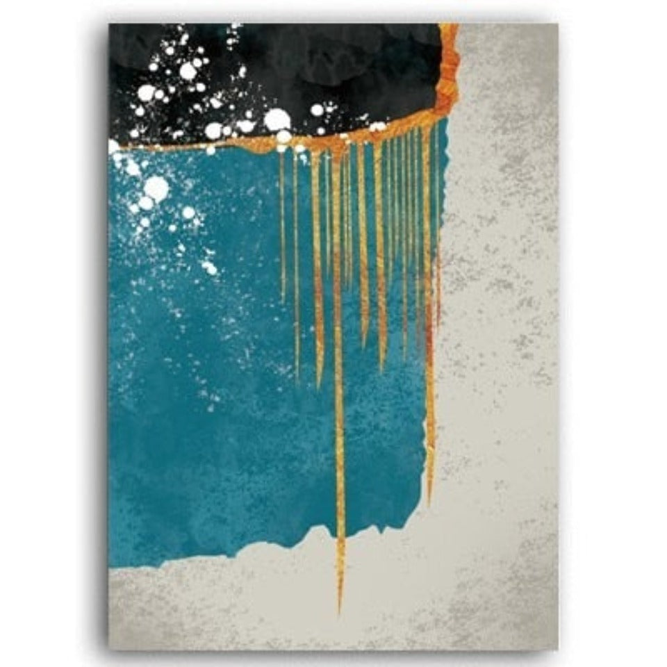 Scandinavia Blue - Canvas Wall Art Painting | Bowlift